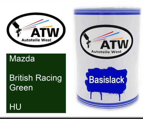 Mazda, British Racing Green, HU: 500ml Lackdose, von ATW Autoteile West.